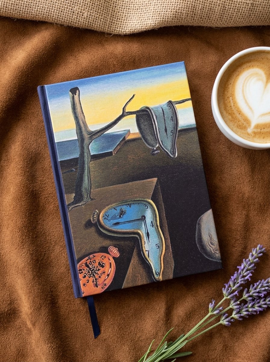 Relojes blandos (Dalí), cuaderno artesanal de Singular