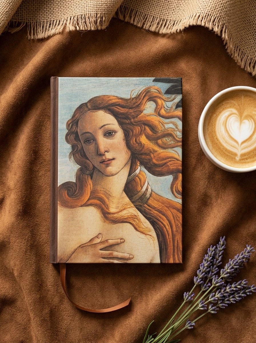 El nacimiento de Venus, cuaderno artesanal de Singular