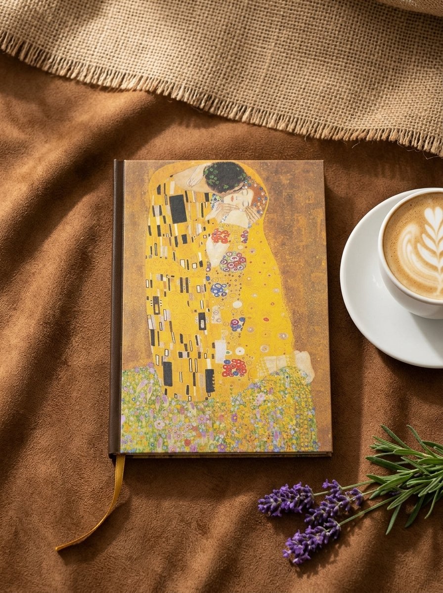 El beso (Klimt), cuaderno artesanal de Singular