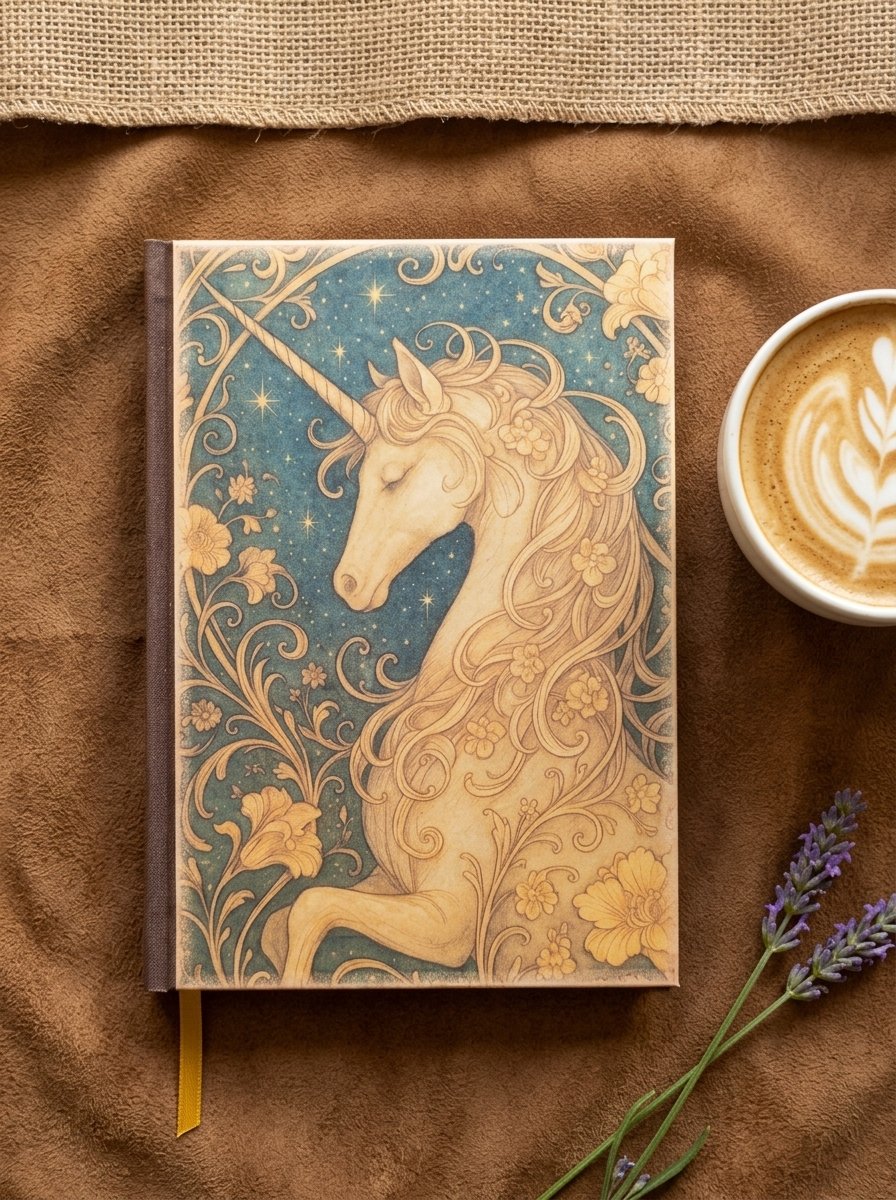 Unicornio, cuaderno artesanal de Singular