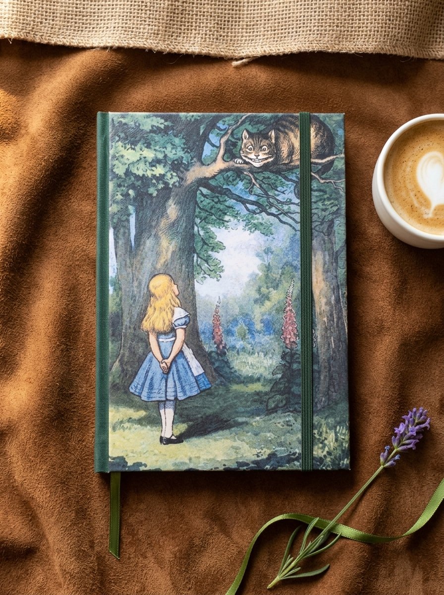 Alicia en el bosque, cuaderno artesanal de Singular