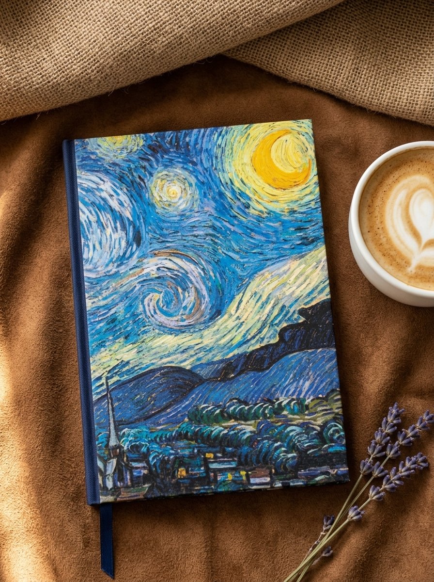 La noche estrellada, cuaderno artesanal de Singular