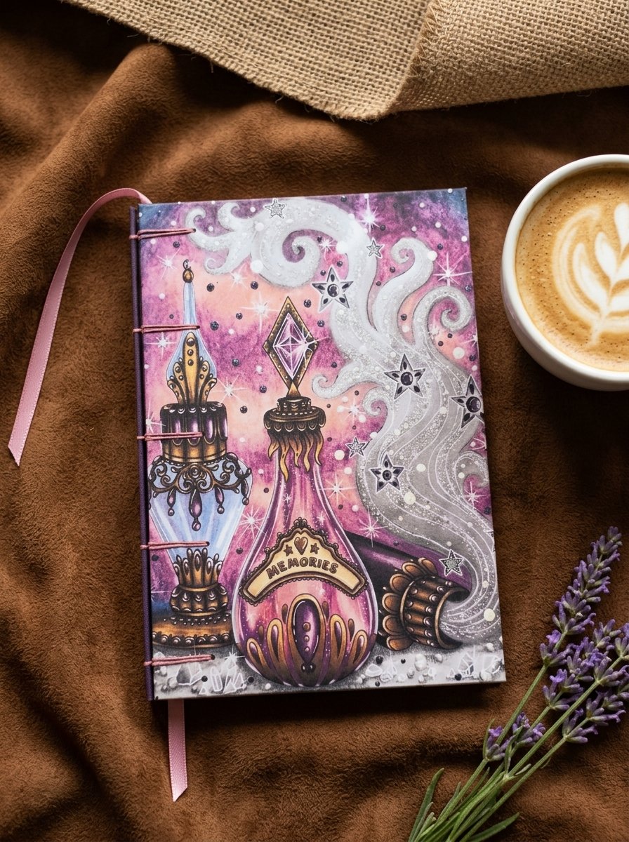 Pociones, cuaderno artesanal de Singular