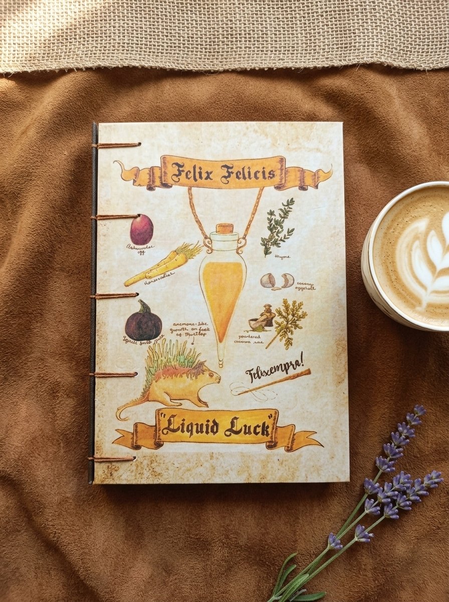 Felix Felicis, cuaderno artesanal de Singular